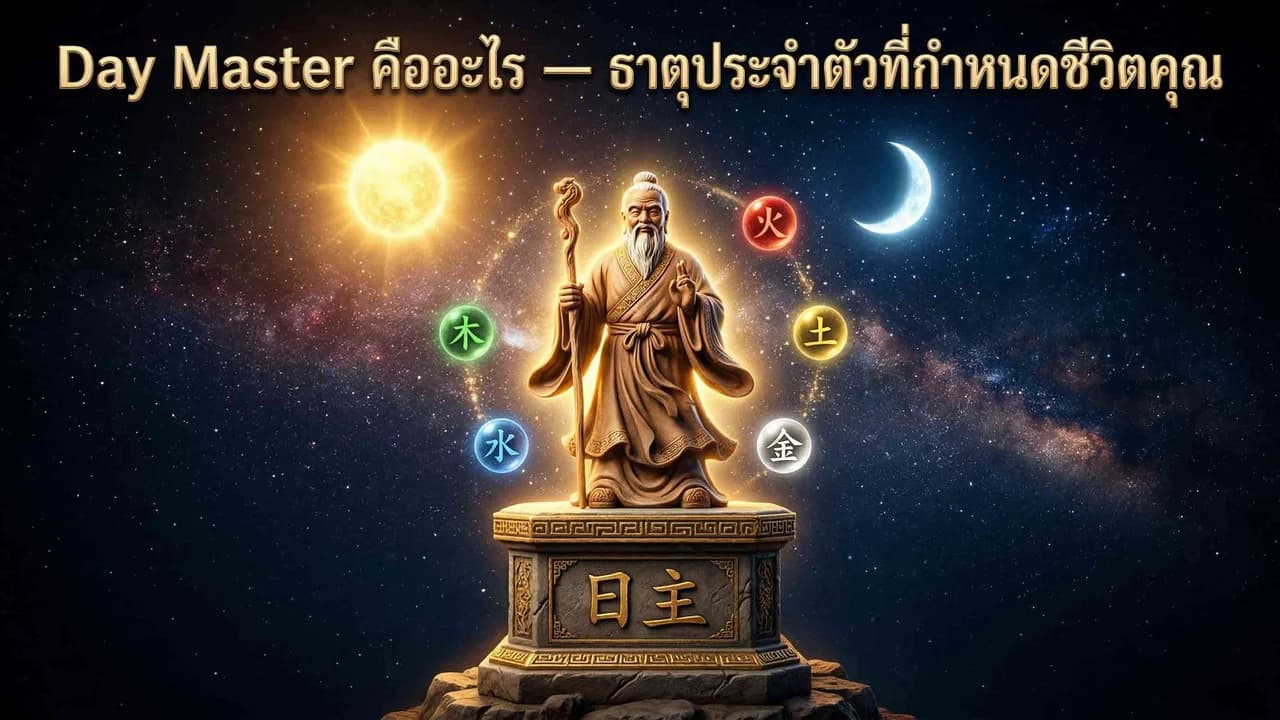 Day Master คืออะไร — ธาตุประจำตัวที่กำหนดชีวิตคุณ